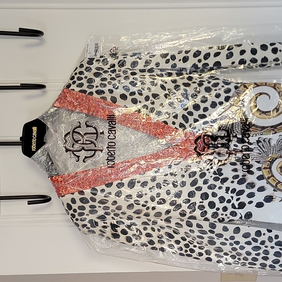 Roberto Cavalli beaded jersey dress, multicolor, size 42 (US size 6) - Picture 8 of 11